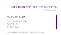 Suburban nephrology group
