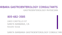 Santa barbara gastroenterology consultants medical group