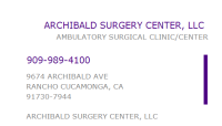 Archibald surgery center, llc