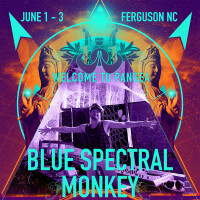 Blue spectral monkey