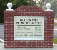 Garden city primitive baptist