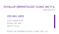 Puyallup dermatology clinic