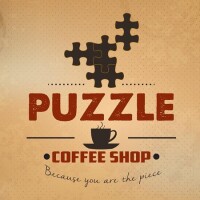 Puzzle coffee shop