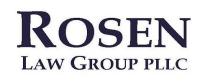 Rosen law group pllc