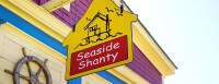 Seaside shanty restaurant