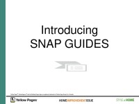 Snap guides inc./yellow pages group