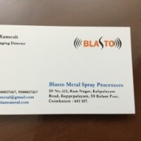 Blasto metal spray processors - india