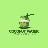 Água de coco verde frutas