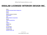 Idealab licensed interior design inc.