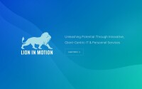Lion in motion