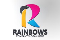 Rainbow lettering