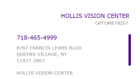Hollis vision center