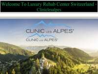 Luxury rehab center in switzerland - clinic les alpes
