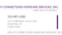 Healthy connections homecare services inc