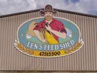 Len's feed shed