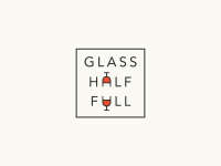 A glass half
